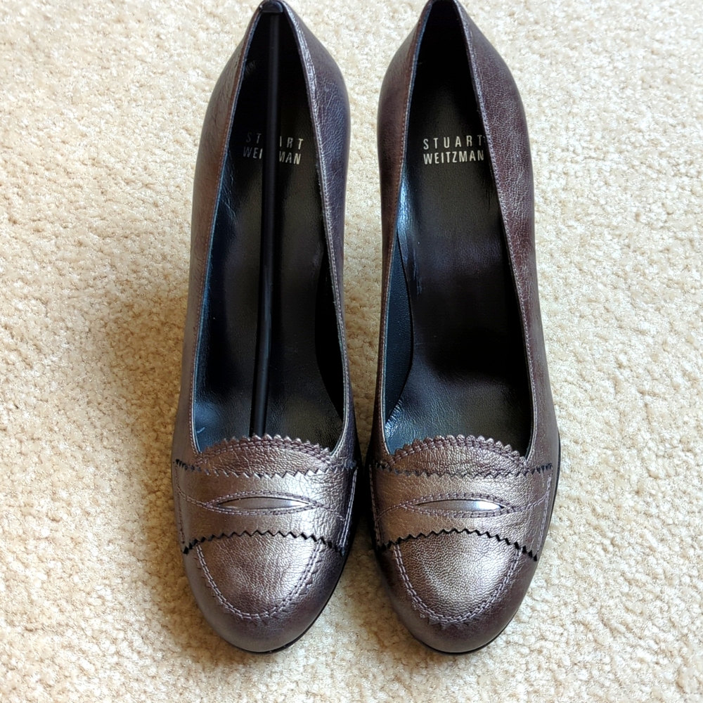 Pewter Stuart Weitzman heels